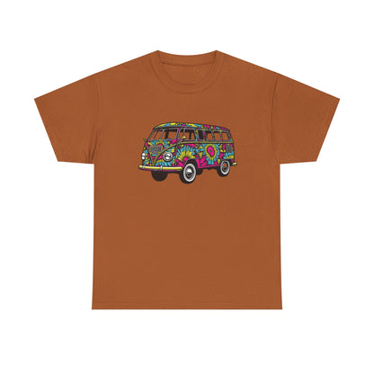 Kaleidoscope Van Road Trip & Vehicle Travel T-Shirts | Car, RV, and Motorcycle Adventure Tees