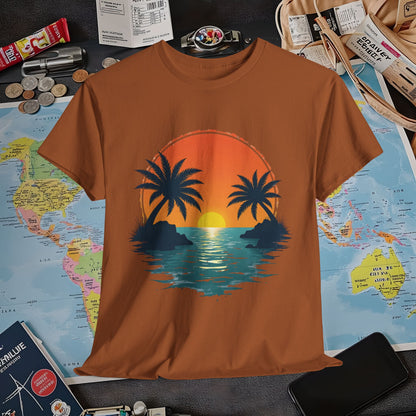 Tropical Escape Air Travel T-Shirts | Jetsetter, Airport, and International Flight Tees