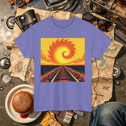 Sunset Journey Road Trip & Vehicle Travel T-Shirts | Car, RV, and Motorcycle Adventure Tees