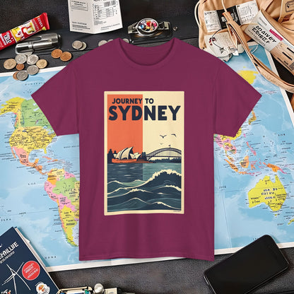 Sydney Journey Air Travel T-Shirts | Jetsetter, Airport, and International Flight Tees
