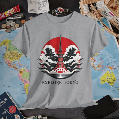 Tokyo Art Deco Air Travel T-Shirts | Jetsetter, Airport, and International Flight Tees