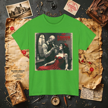Gothic Barber T-Shirt – Jack the Ripper Era Horror in 1888 London