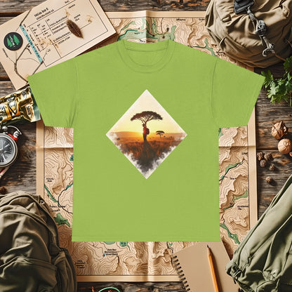 Savannah Journey Outdoor Adventure T-Shirts | Camping, Hiking, Rafting & Kayaking Tees for Nature Lovers