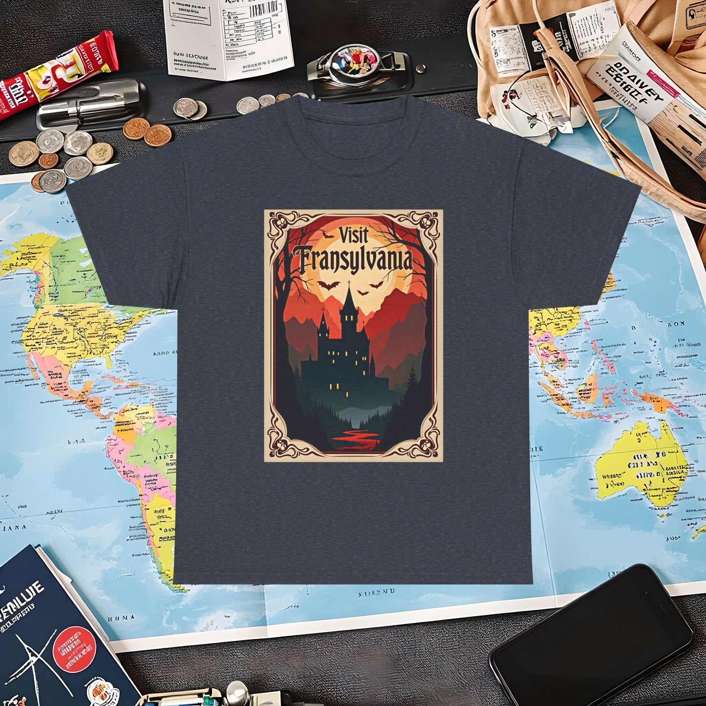 Transylvanian Valley Air Travel T-Shirts | Jetsetter, Airport, and International Flight Tees