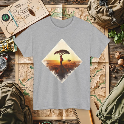 Savannah Journey Outdoor Adventure T-Shirts | Camping, Hiking, Rafting & Kayaking Tees for Nature Lovers