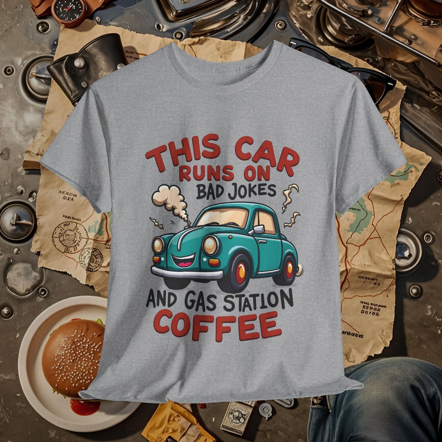 Coffee Car Road Trip & Vehicle Travel T-Shirts | Car, RV, and Motorcycle Adventure Tees