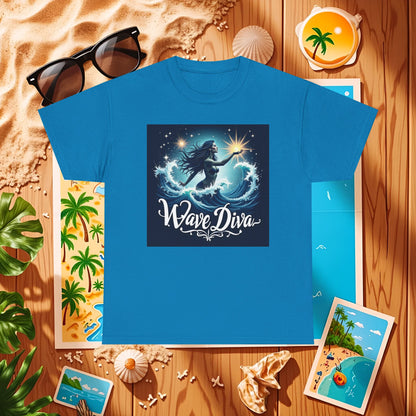 Celestial Waves Beach Travel T-Shirts | Tropical Vacation & Coastal Lifestyle Tees