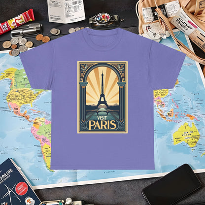 Paris Elegance Air Travel T-Shirts | Jetsetter, Airport, and International Flight Tees
