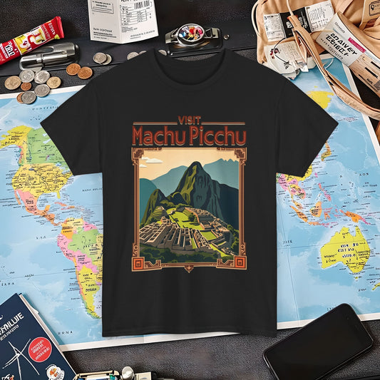 Machu Picchu Air Travel T-Shirts | Jetsetter, Airport, and International Flight Tees