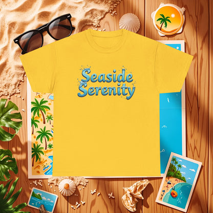 Seaside Bliss Beach Travel T-Shirts | Tropical Vacation & Coastal Lifestyle Tees