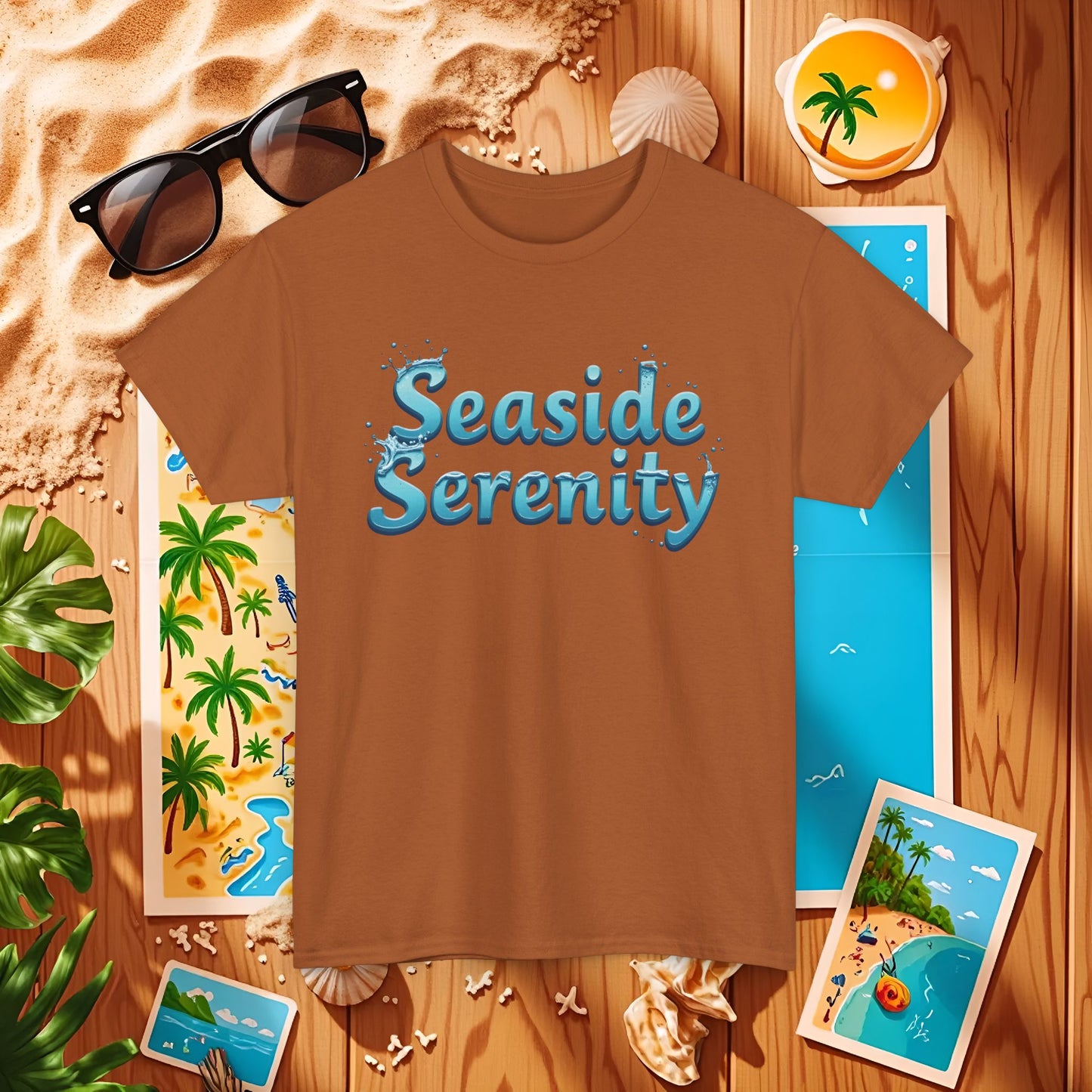 Seaside Bliss Beach Travel T-Shirts | Tropical Vacation & Coastal Lifestyle Tees