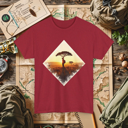 Savannah Journey Outdoor Adventure T-Shirts | Camping, Hiking, Rafting & Kayaking Tees for Nature Lovers