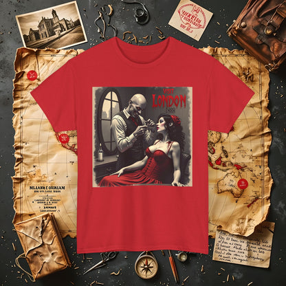 Gothic Barber T-Shirt – Jack the Ripper Era Horror in 1888 London