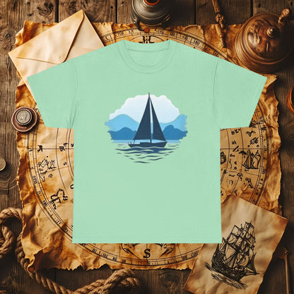 Sailboat Serenity Cruise Travel T-Shirts | Funny & Stylish Tees for Ocean Adventures