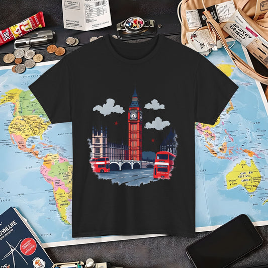 London Vibes Air Travel T-Shirts | Jetsetter, Airport, and International Flight Tees