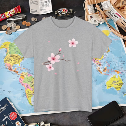Cherry Blossom Air Travel T-Shirts | Jetsetter, Airport, and International Flight Tees
