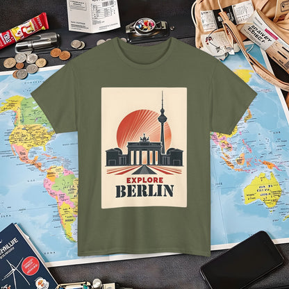 Berlin Deco Air Travel T-Shirts | Jetsetter, Airport, and International Flight Tees