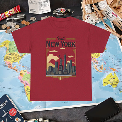 Art Deco NYC Air Travel T-Shirts | Jetsetter, Airport, and International Flight Tees