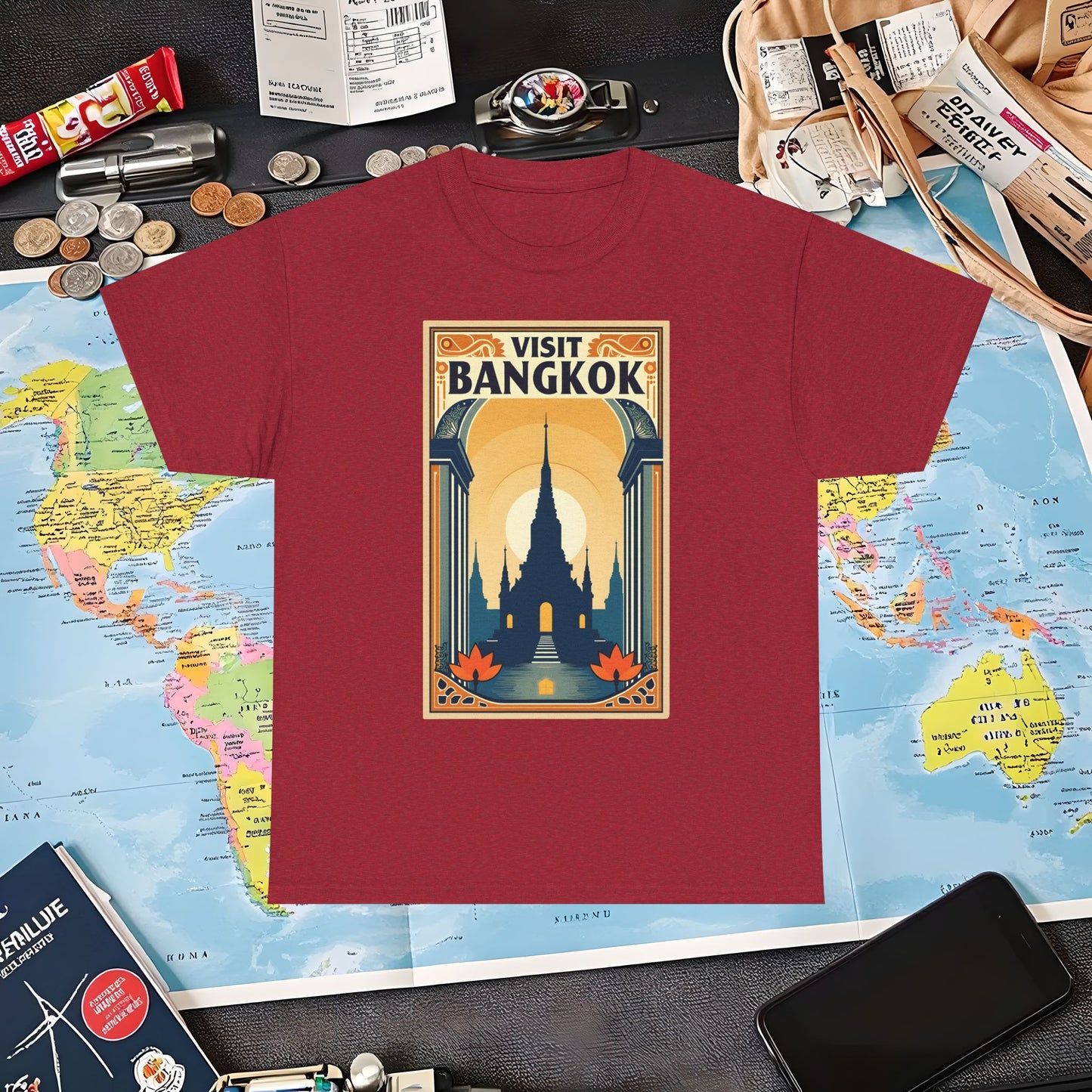 Bangkok Bliss Air Travel T-Shirts | Jetsetter, Airport, and International Flight Tees