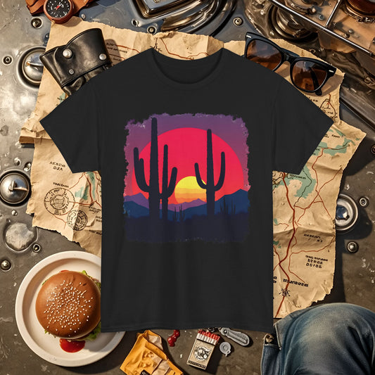 Desert Mirage Road Trip & Vehicle Travel T-Shirts | Car, RV, and Motorcycle Adventure Tees