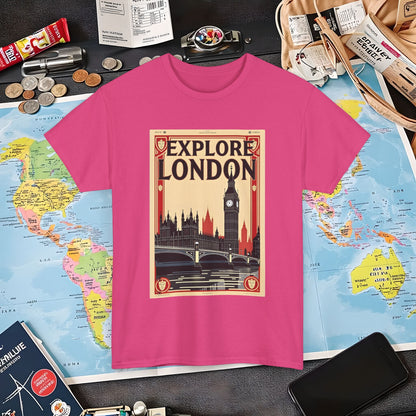 Vintage London Air Travel T-Shirts | Jetsetter, Airport, and International Flight Tees