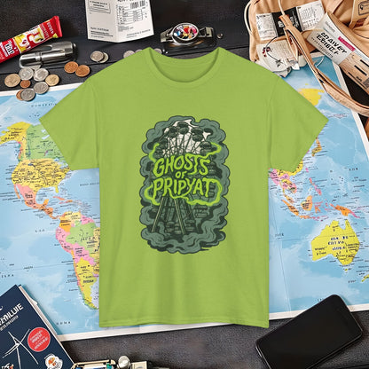 Ghosts of Pripyat Ferris Wheel Shirt – Haunted Chernobyl Dark Tourism Tee | Layover Club Air Travel T-Shirts | Jetsetter, Airport, and International Flight Tees