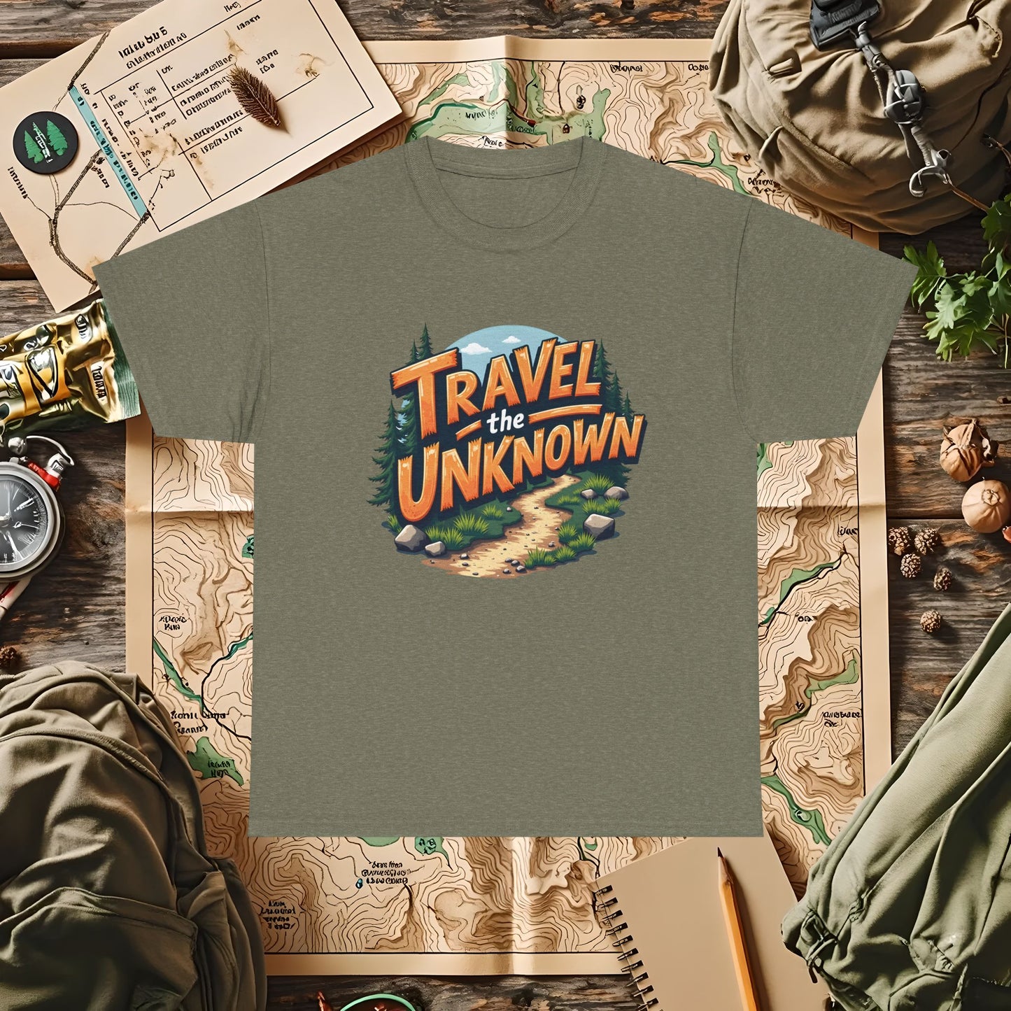 Adventurous Journey Outdoor Adventure T-Shirts | Camping, Hiking, Rafting & Kayaking Tees for Nature Lovers