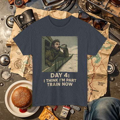 Day 4: I Think I Am Part Train – Feral Traveler’s Siberian Railroad Tee Road Trip & Vehicle Travel T-Shirts | Car, RV, and Motorcycle Adventure Tees