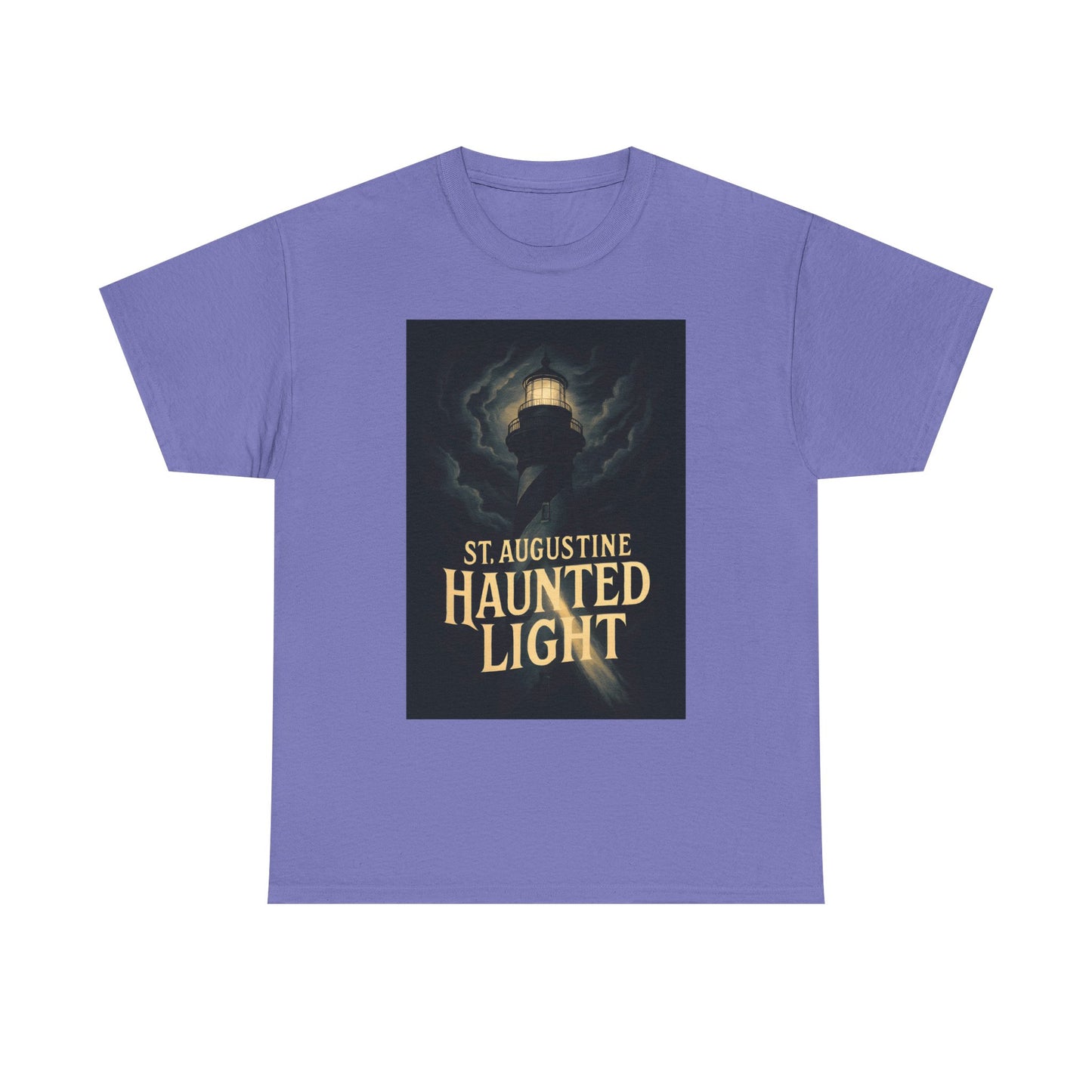 St. Augustine Haunted Lighthouse Florida Shirt – Stormy Night Dark Tourism Tee | Car, RV, and Motorcycle Adventure Tees
