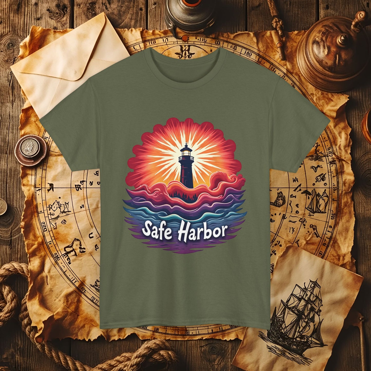 Harbor Glow Cruise Travel T-Shirts | Funny & Stylish Tees for Ocean Adventures