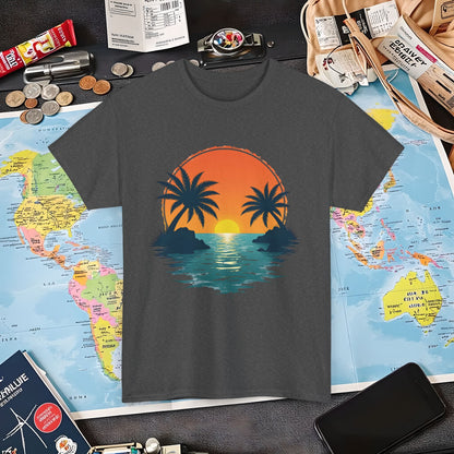 Tropical Escape Air Travel T-Shirts | Jetsetter, Airport, and International Flight Tees