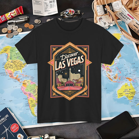 Las Vegas Glamour Air Travel T-Shirts | Jetsetter, Airport, and International Flight Tees