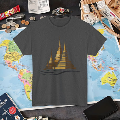 Temple Elegance Air Travel T-Shirts | Jetsetter, Airport, and International Flight Tees