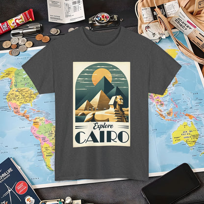Cairo Elegance Air Travel T-Shirts | Jetsetter, Airport, and International Flight Tees