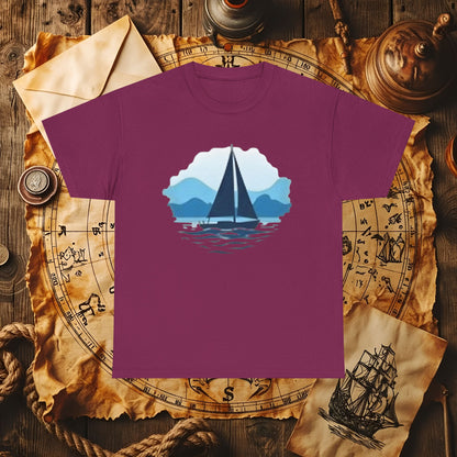 Sailboat Serenity Cruise Travel T-Shirts | Funny & Stylish Tees for Ocean Adventures