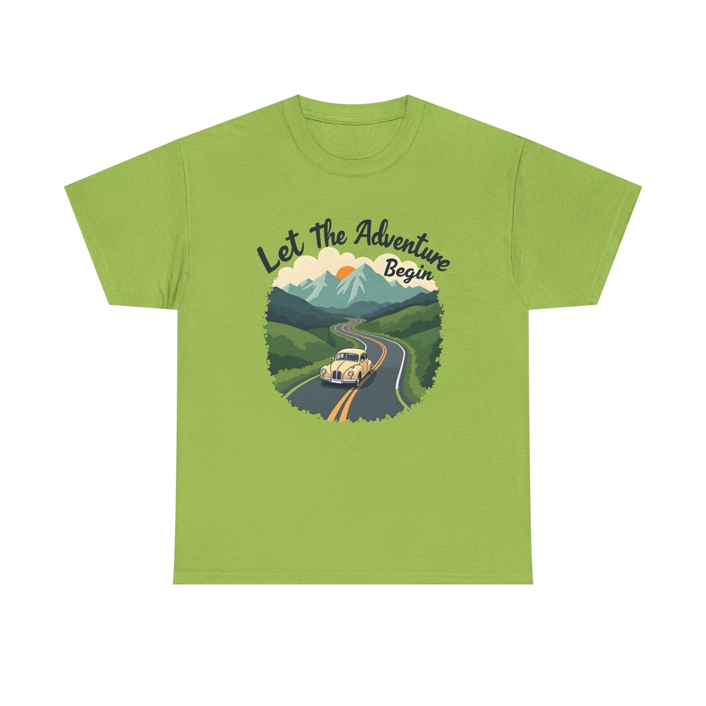 Adventure Awaits Road Trip & Vehicle Travel T-Shirts | Car, RV, and Motorcycle Adventure Tees