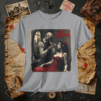 Gothic Barber T-Shirt – Jack the Ripper Era Horror in 1888 London