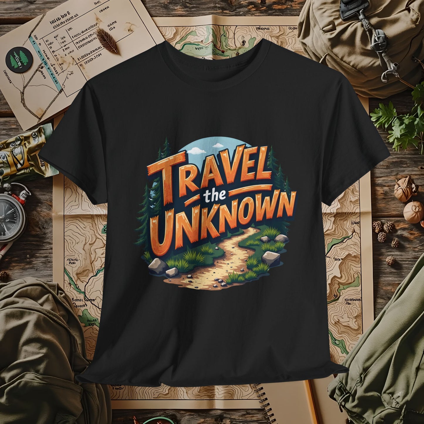 Adventurous Journey Outdoor Adventure T-Shirts | Camping, Hiking, Rafting & Kayaking Tees for Nature Lovers
