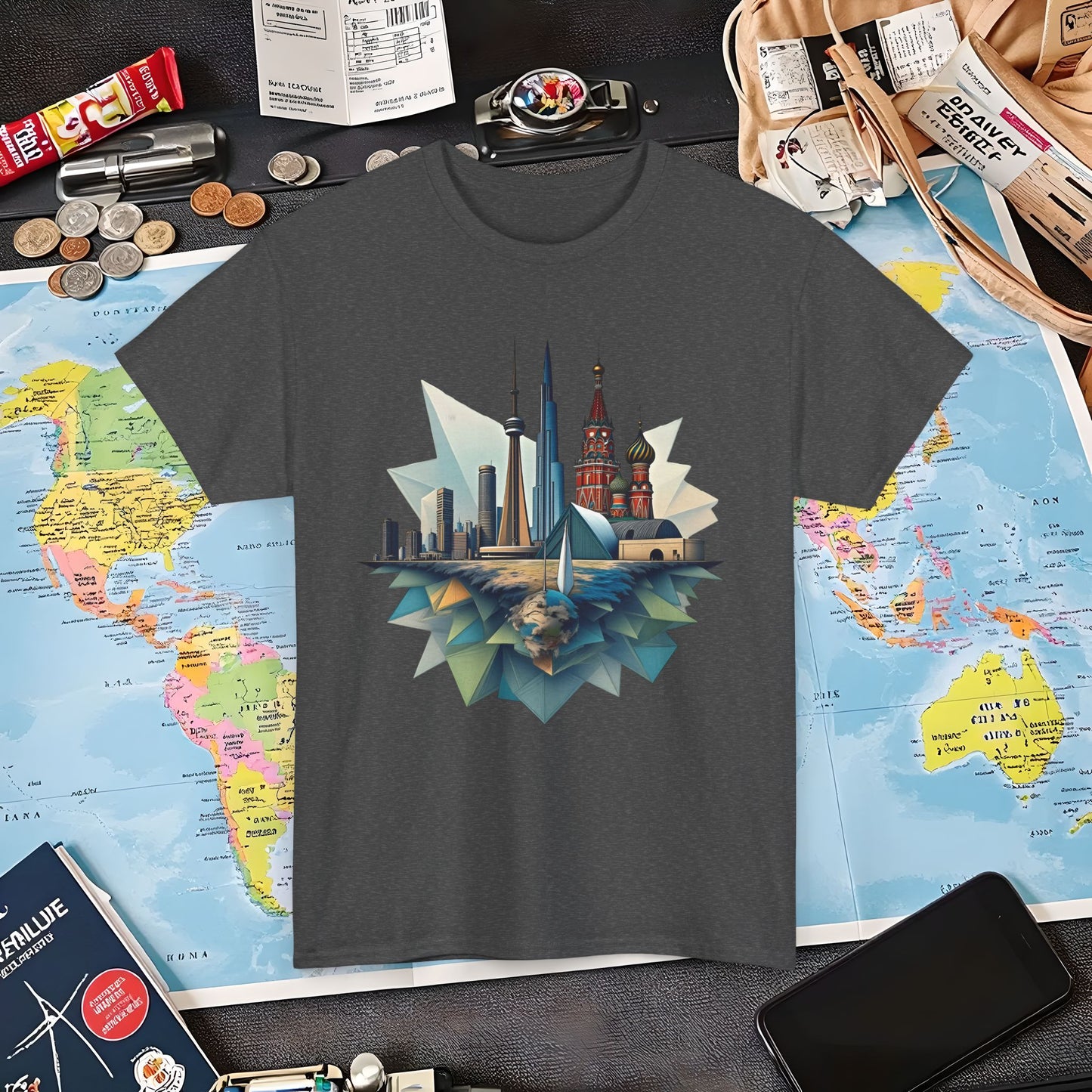 Urban Geometry Air Travel T-Shirts | Jetsetter, Airport, and International Flight Tees