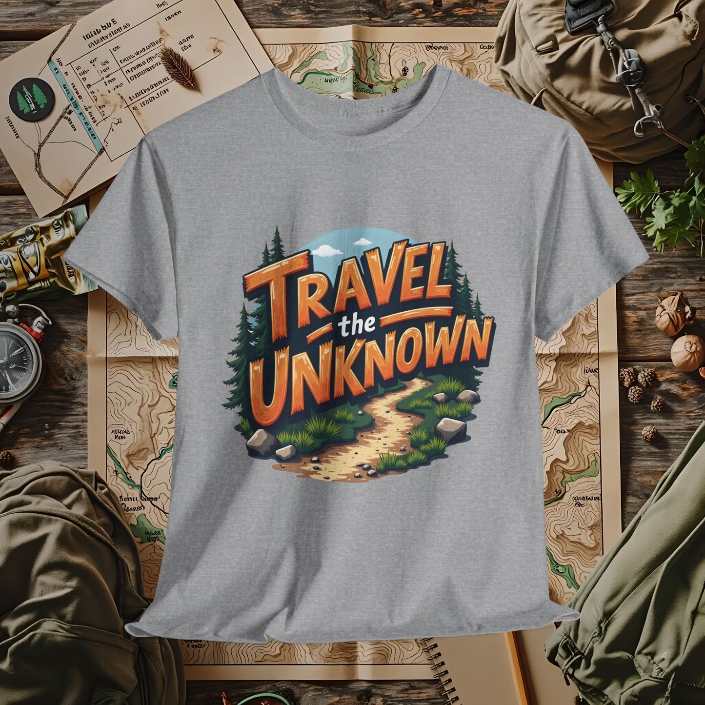 Adventurous Journey Outdoor Adventure T-Shirts | Camping, Hiking, Rafting & Kayaking Tees for Nature Lovers