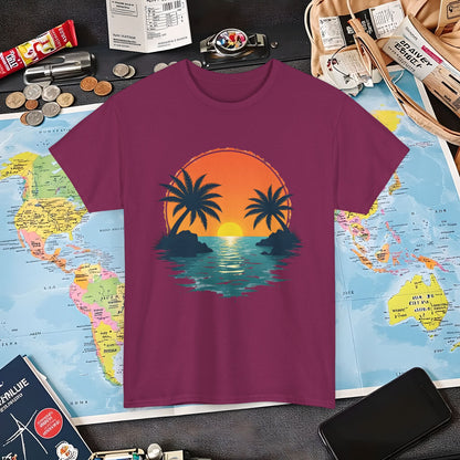 Tropical Escape Air Travel T-Shirts | Jetsetter, Airport, and International Flight Tees