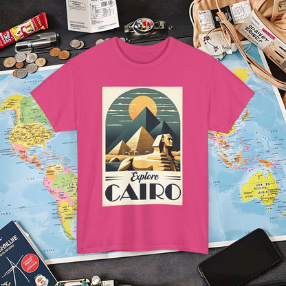 Cairo Elegance Air Travel T-Shirts | Jetsetter, Airport, and International Flight Tees