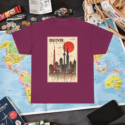 Tokyo Art Deco Air Travel T-Shirts | Jetsetter, Airport, and International Flight Tees