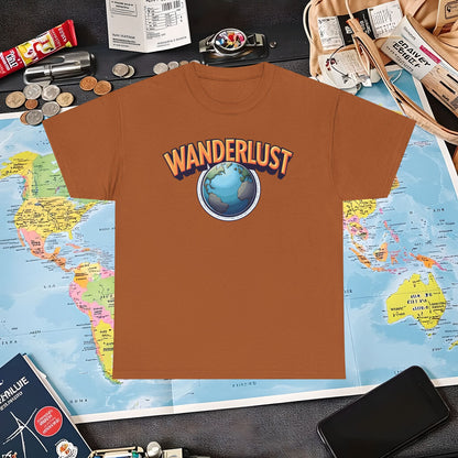 Wanderlust Glow Air Travel T-Shirts | Jetsetter, Airport, and International Flight Tees