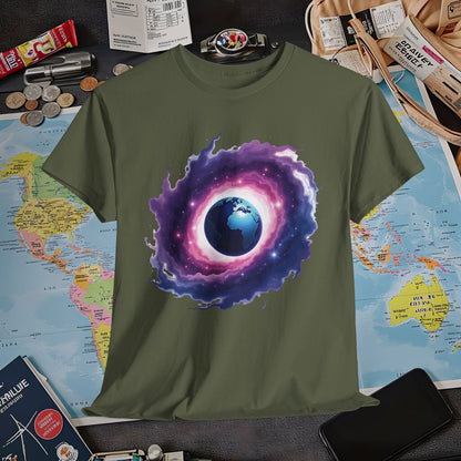 Cosmic Journey Air Travel T-Shirts | Jetsetter, Airport, and International Flight Tees