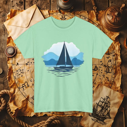 Sailboat Serenity Cruise Travel T-Shirts | Funny & Stylish Tees for Ocean Adventures