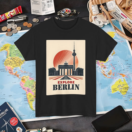 Berlin Deco Air Travel T-Shirts | Jetsetter, Airport, and International Flight Tees
