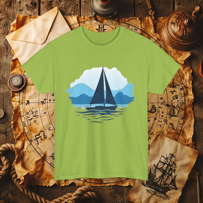 Sailboat Serenity Cruise Travel T-Shirts | Funny & Stylish Tees for Ocean Adventures