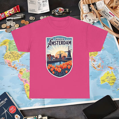 Amsterdam Vintage Air Travel T-Shirts | Jetsetter, Airport, and International Flight Tees