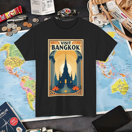 Bangkok Bliss Air Travel T-Shirts | Jetsetter, Airport, and International Flight Tees